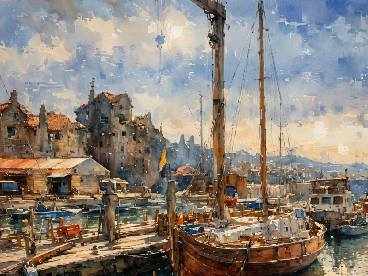 Wikingerschiff an der slowenischen Riviera